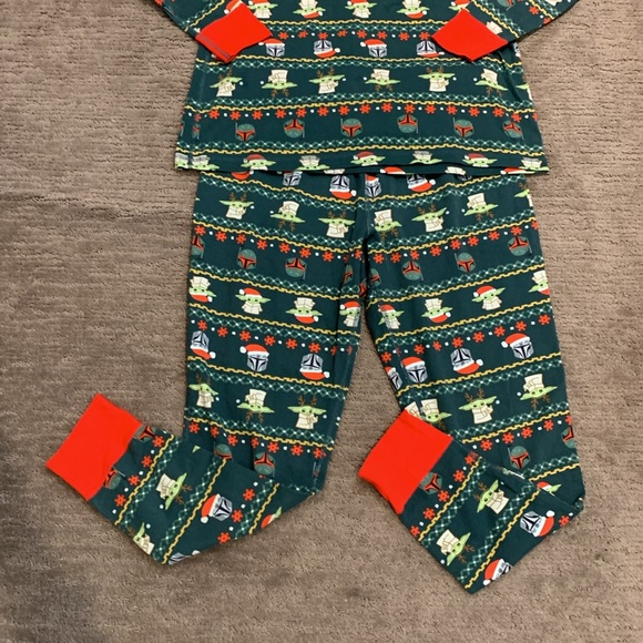 Hanna Andersson Star Wars The Mandalorian Womens Holiday Pajama Set XL - Picture 4 of 7